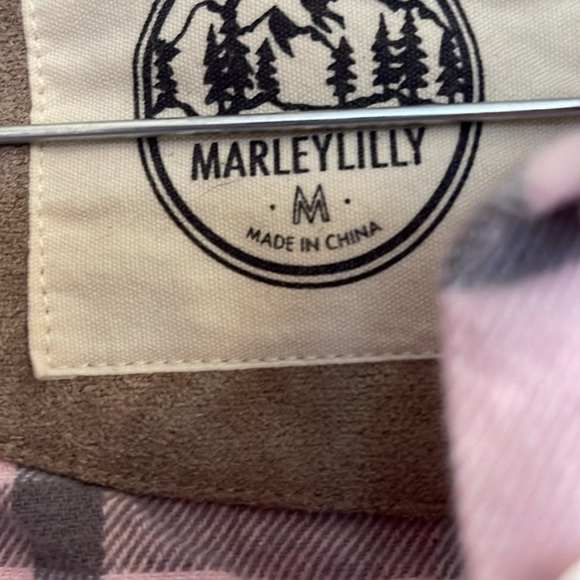 Pink & gray plaid tunic - Picture 3 of 3